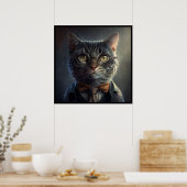 Smart Cat Poster (Küche)