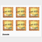 Smart Cavewoman: Rette die Wissenschaft "Mankind S Quadratischer Aufkleber (Blatt)