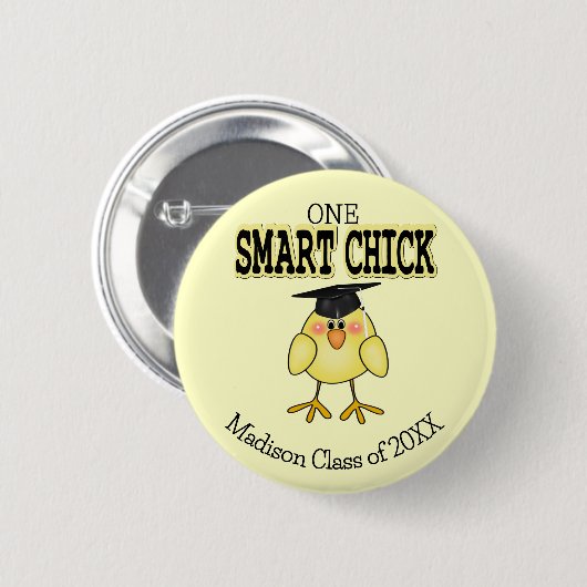 Smart Chick Button (Vorne & Hinten)