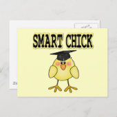 Smart Chick Postkarte (Vorne/Hinten)