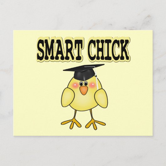 Smart Chick Postkarte (Vorderseite)