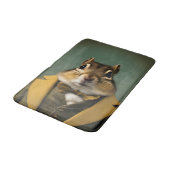 Smart Chipmunk Badematte (Schrägansicht)