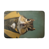 Smart Chipmunk Badematte (Vorderseite)