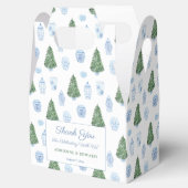 Smart Christmas Tree Blue White Ornaments Hochzeit Geschenkschachtel (Geöffnet)