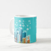 Smart City-TASSE Kaffeetasse (Vorderseite Links)