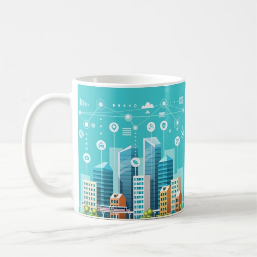 Smart City-TASSE Kaffeetasse (Links)
