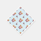 Smart Clock Collection - Blau Serviette (Ecke)