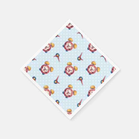 Smart Clock Collection - Blau Serviette (Ecke)