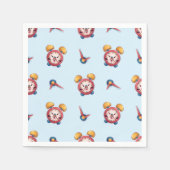 Smart Clock Collection - Blau Serviette (Vorderseite)