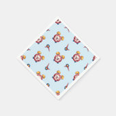 Smart Clock Collection - Blau Serviette (Ecke)