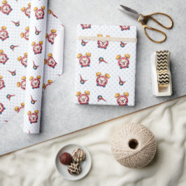 Smart Clock Collection - Blaues Wrapping Paper Geschenkpapier