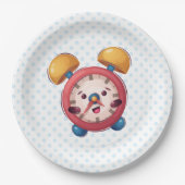 Smart Clock Collection - Blue Paper-Teller Pappteller (Vorderseite)