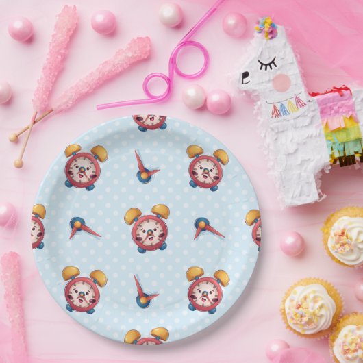 Smart Clock Collection - Blue Paper-Teller Pappteller (Party)