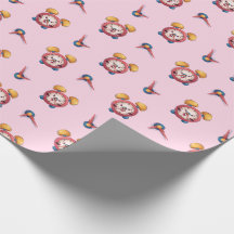 Smart Clock Collection - rosa Wrapping Paper