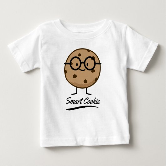 Smart Cookie Chocolate Chip Cookies Brille Baby T-shirt (Vorderseite)