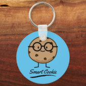 Smart Cookie Chocolate Chip Cookies Brille Schlüsselanhänger (Vorderseite)