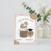 Smart Cookie Chocolate Milkshake Kids Valentine Po Postkarte (Stehend Vorderseite)