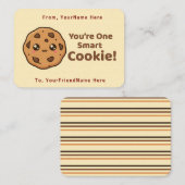 Smart Cookie Cute Classroom Valentine Card Mitteilungskarte (Vorne/Hinten)