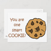 Smart Cookie - Funny Quote Postkarte (Vorne/Hinten)