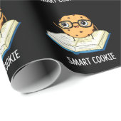 Smart Cookie Funny Snack Pub Dark BG Geschenkpapier (Rolleneckpunkt)
