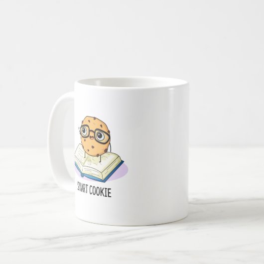 Smart Cookie Funny Snack Pub Kaffeetasse (Vorderseite Links)