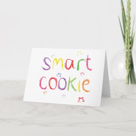 Smart Cookie Herzlichen Glückwunsch Karte (Vorderseite)