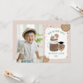 Smart Cookie Milkshake Foto Klassenzimmer Valentin Karte (Vorderseite/Rückseite Beispiel)