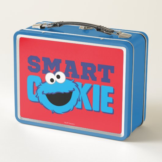Smart Cookie Monster Metall Brotdose (Rückseite)