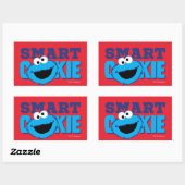 Smart Cookie Monster Rechteckiger Aufkleber (Blatt)