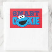 Smart Cookie Monster Rechteckiger Aufkleber (Tasche)