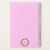 Smart Cookie, Niedliches Cookie mit Brille Notizblock (Rückseite)