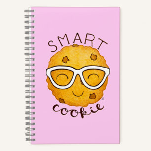 Smart Cookie, Niedliches Cookie mit Brille Notizblock