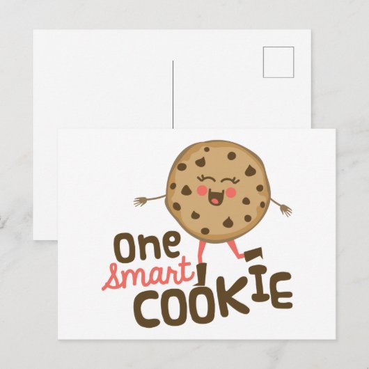 Smart Cookie Postkarte (Vorne/Hinten)