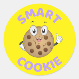 Smart Cookie Runder Aufkleber