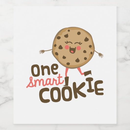 Smart Cookie Weinetikett (Einzelnes Label)