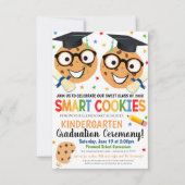 Smart Cookies Themed Kids Abschluss Einladung (Vorderseite)