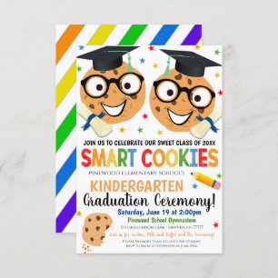 Smart Cookies Themed Kids Abschluss Einladung