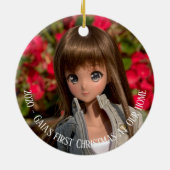 Smart Doll Gaia first Christmas Keramik Ornament (Hinten)