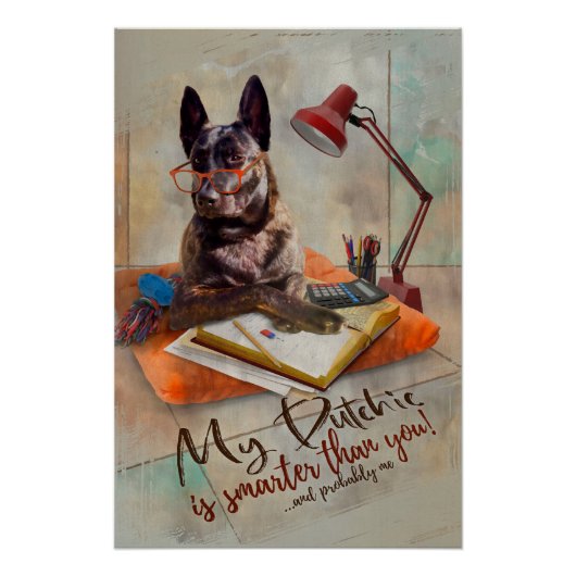 Smart Dutchie Dog Poster (Vorderseite)