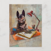 Smart Dutchie Dog Postkarte (Vorderseite)