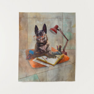 Smart Dutchie Dog Wandteppich
