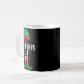 Smart Elf Christmas Party Matching Family Group Pa Kaffeetasse (Vorderseite Links)