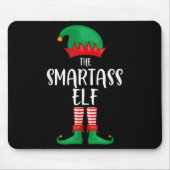Smart Elf Christmas Party Matching Family Group Pa Mousepad (Vorne)