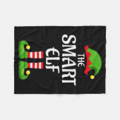 Smart Elf Family Matching Group Christmas  Fleecedecke (Vorderseite (Horizontal))
