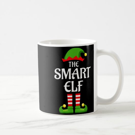 Smart Elf Family Matching Group Christmas  Kaffeetasse (Rechts)