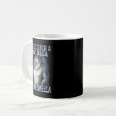 Smart Fella Alpha Wolf Meme Funny Werewolf verfluc Kaffeetasse (Vorderseite Links)