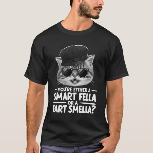 Smart Fella oder Furz Smella Tasse Wählen Sie Ihre T-Shirt (Vorderseite)
