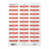 SMART Fett Minimal einfache Art Orangenmarineblau (Vorne)