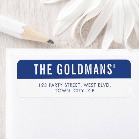 SMART Fett minimaler einfacher Blocktyp königsblau (Insitu)