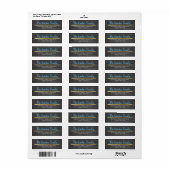 SMART Fett minimaler einfacher Typ Gold Aqua grau (Vorne)